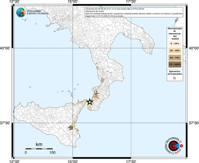 Mappa territorio comunale con almeno 3 questionari