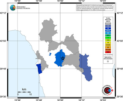 Mappa MCS - territori comuni