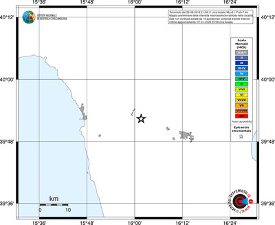 Mappa MCS - territori località