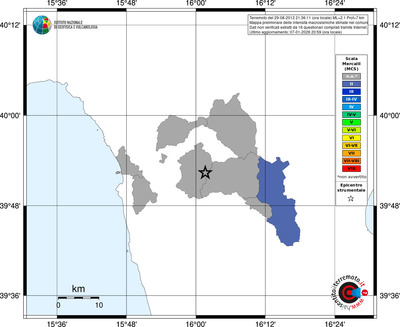 Mappa MCS - territori comuni