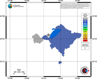 Mappa MCS - territori comuni