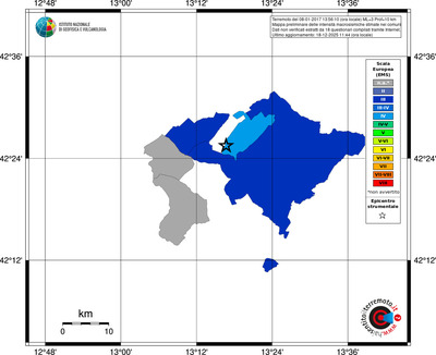 Mappa EMS - territori comuni
