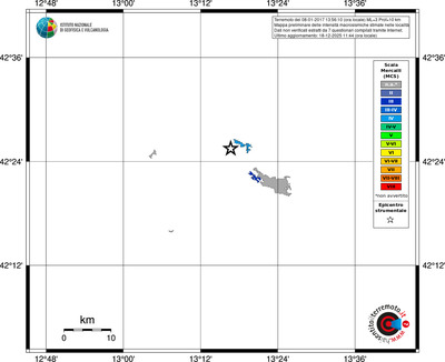 Mappa MCS - territori località