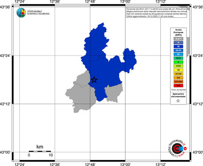 Mappa EMS - territori comuni