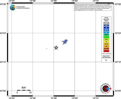 Mappa MCS - territori località