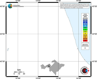 Mappa EMS - territori comuni