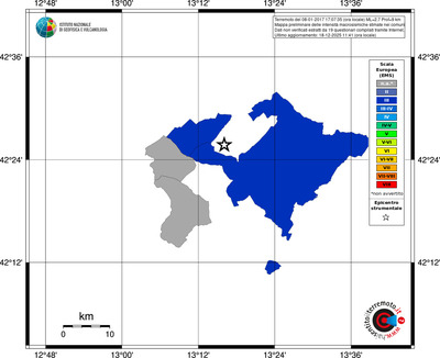Mappa EMS - territori comuni