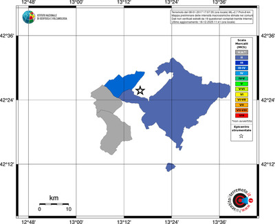 Mappa MCS - territori comuni