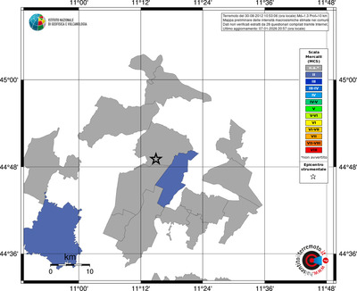 Mappa MCS - territori comuni