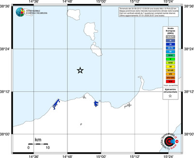 Mappa EMS - territori località