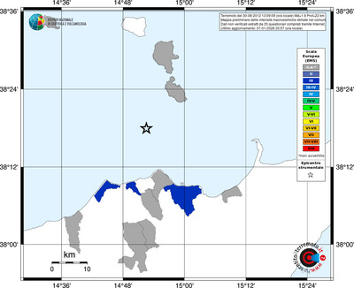 Mappa EMS - territori comuni