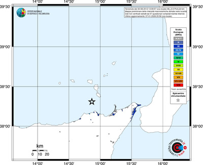 Mappa EMS - territori località
