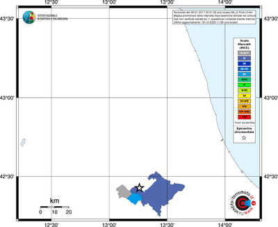 Mappa MCS - territori comuni