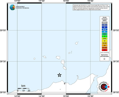 Mappa EMS - territori località