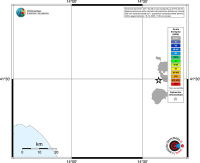 Mappa EMS - territori comuni