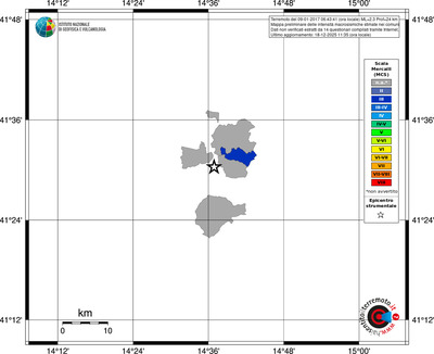 Mappa MCS - territori comuni