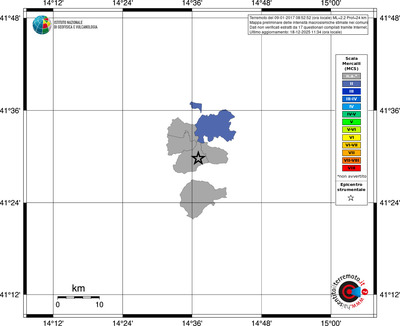 Mappa MCS - territori comuni