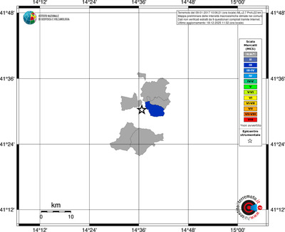 Mappa MCS - territori comuni