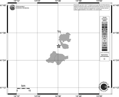 Mappa EMS - territori comuni