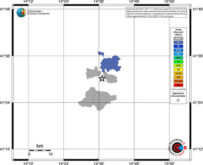Mappa MCS - territori comuni