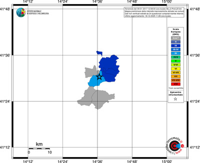 Mappa EMS - territori comuni