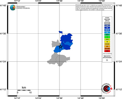 Mappa MCS - territori comuni