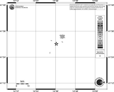 Mappa EMS - territori località