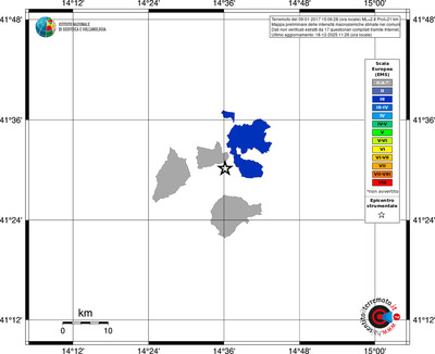 Mappa EMS - territori comuni