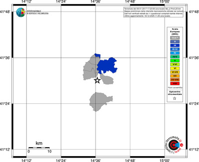 Mappa EMS - territori comuni