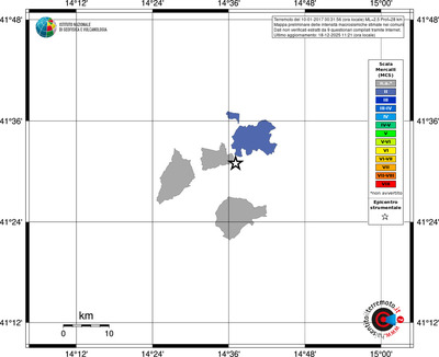 Mappa MCS - territori comuni