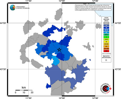 Mappa MCS - territori comuni
