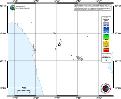 Mappa EMS - territori località