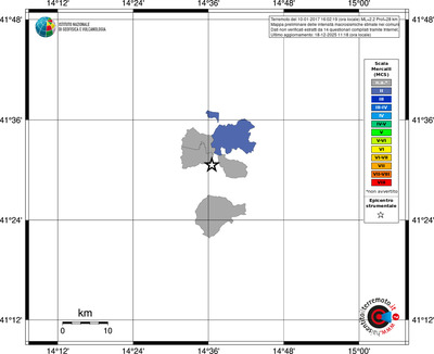 Mappa MCS - territori comuni