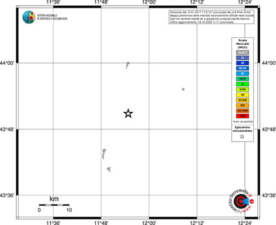 Mappa MCS - territori località