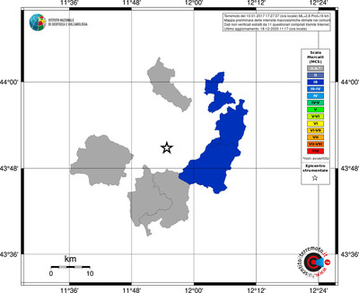 Mappa MCS - territori comuni