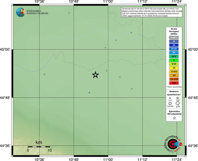 Mappa EMS - località