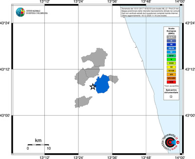 Mappa EMS - territori comuni