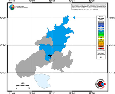 Mappa EMS - territori comuni