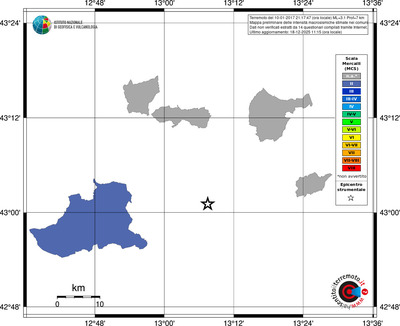 Mappa MCS - territori comuni