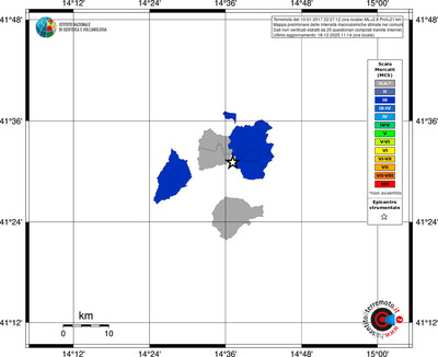 Mappa MCS - territori comuni