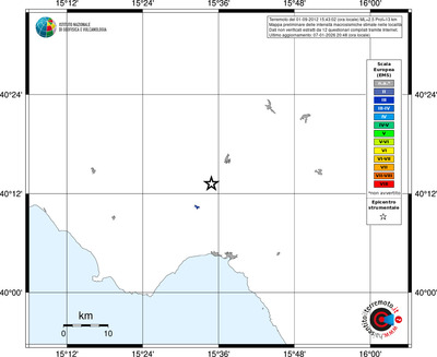 Mappa EMS - territori località