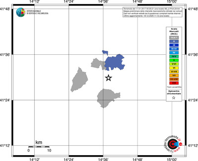 Mappa MCS - territori comuni
