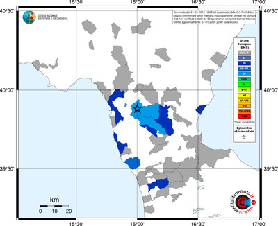 Mappa EMS - territori comuni