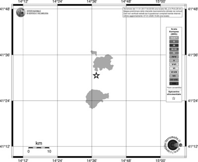 Mappa EMS - territori comuni