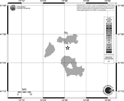 Mappa EMS - territori comuni