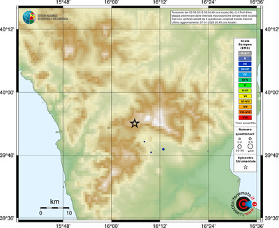 Mappa EMS - località