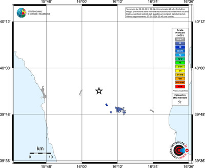Mappa MCS - territori località