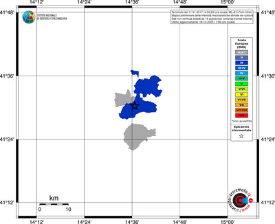 Mappa EMS - territori comuni
