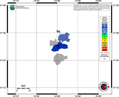 Mappa MCS - territori comuni