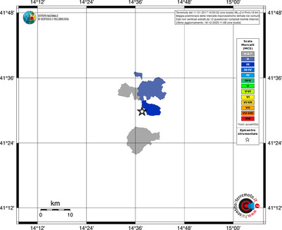 Mappa MCS - territori comuni